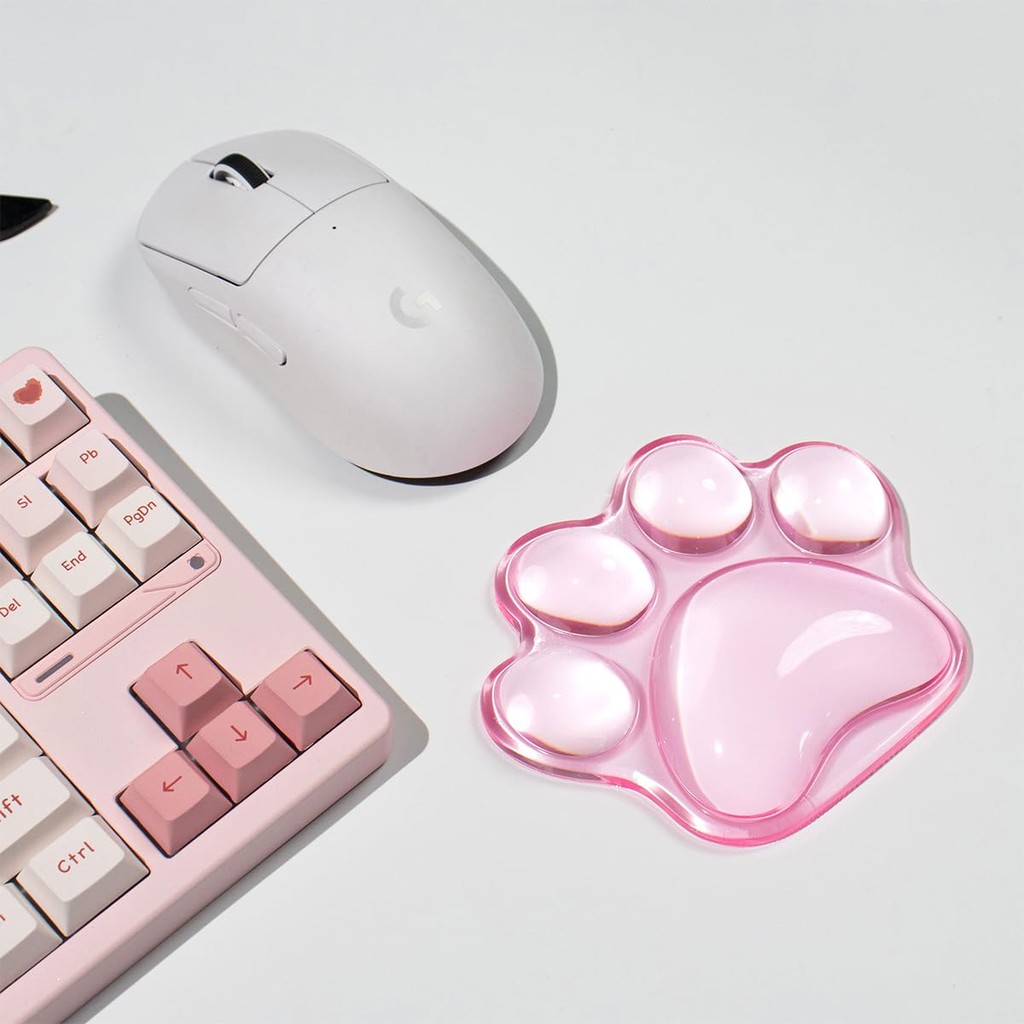 Cat Paw Mouse Wrist Rest Ergonomic Wrist Cushion Mouse Wrist Hand Cushion Soft For Office Home Desk Computer Mouse