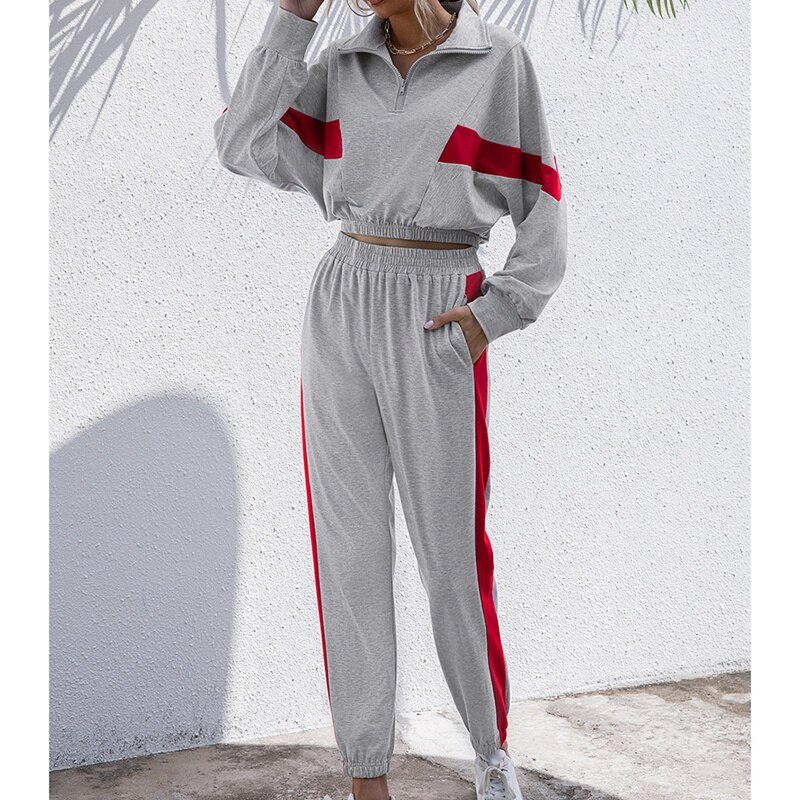 Vrouwen 2 Delige Set Casual Sportswear 2 Delige Set Vrouwen Zweet Broek Sweatshirt Outfit