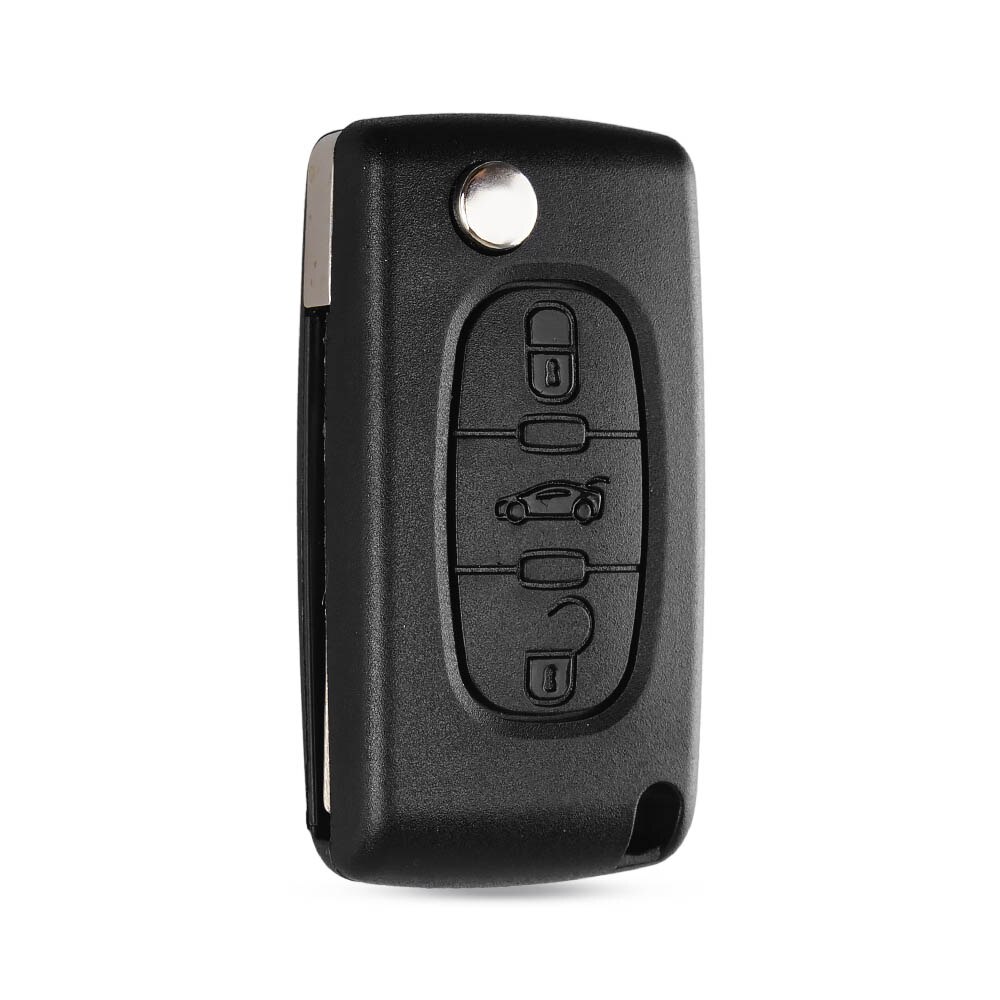 Keyyou för peugeot 407 407 307 308 607 fjärrnyckel fodral skal nyckel lock 3 knappar key case  ce0523