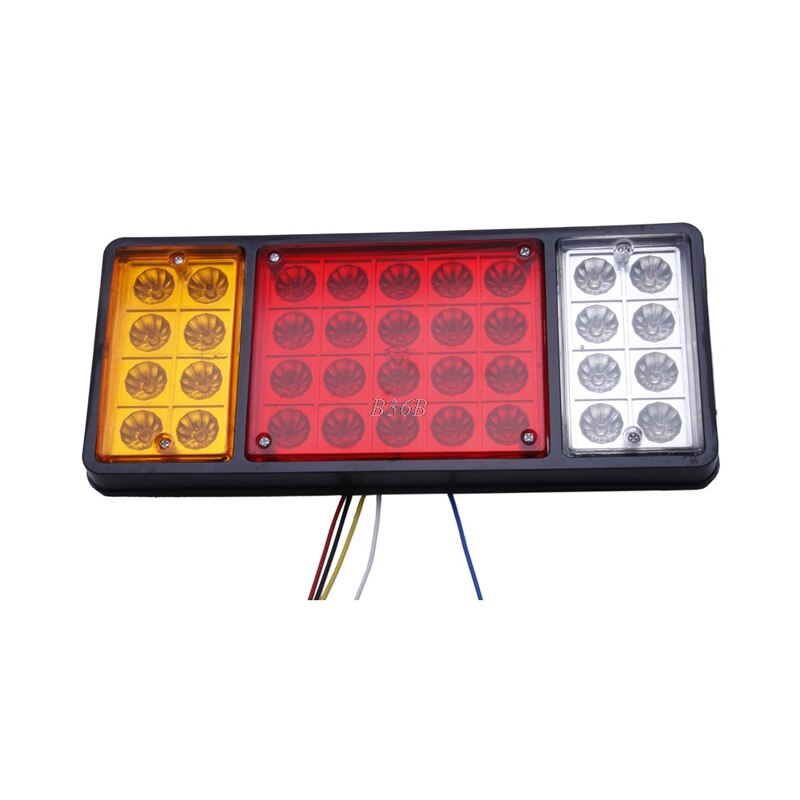 3 farver 12v baglygte baglygte campingvogn til led trailer ude vandtæt  m2ed: Default Title