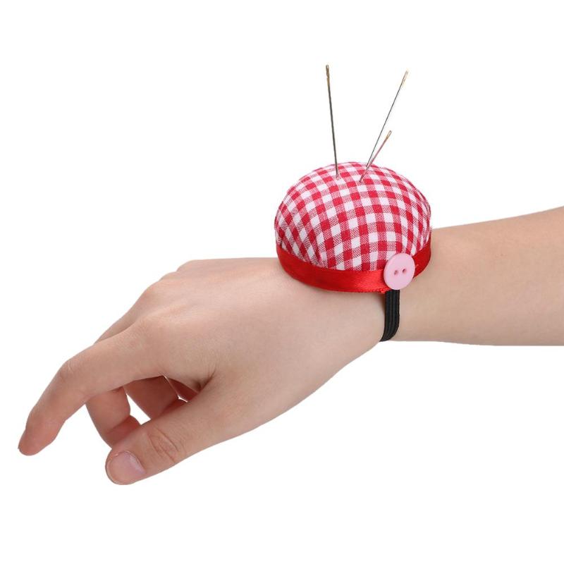 Mini Bal Vormige Naald Pin Kussen DIY Handwerk Kruissteek Borduren Naalden Houder met Elastische Taille Riem