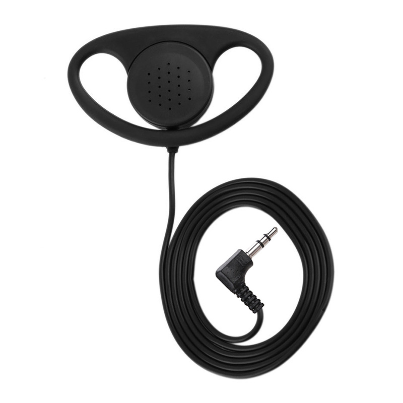 Ohrhaken kabel gebundene Kopfhörer einseitige Kopfhörer tragbarer Kopfhörer 3,5-mm-Schnittstelle geeignet für Telefon-PC ohne Ptt-Mikrofon: Ursprünglich Titel