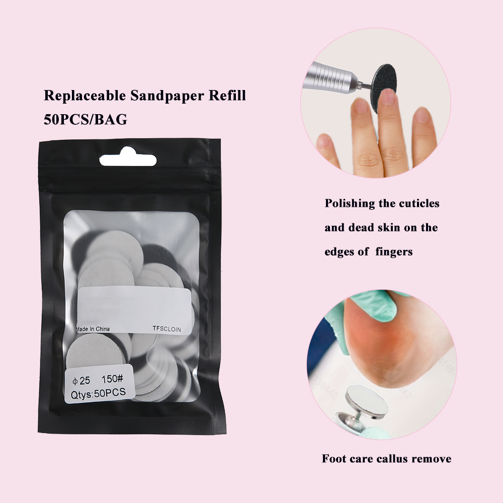 Pedicure Replacement Sandpaper Foot Care File Dead Skin Callus Cuticle Removal Accessories For Hands and Feet Manicure Tool