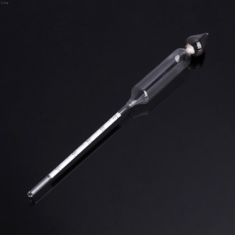 3 Pcs 0-100% Hydrometer Alcoholmeter Tester Set Alcohol Concentratie Meter + Thermometer Plastic