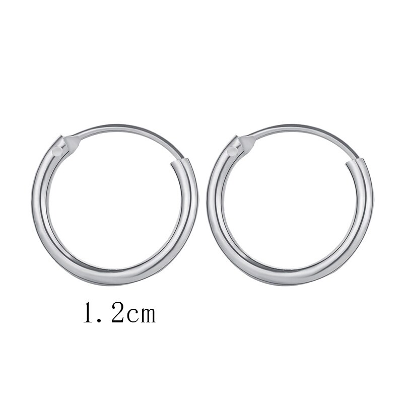 Brincos de argola geométricos assimétricos borboleta, cores prateadas, para mulheres, pequenos, abertos, aro, joias, piercing de orelha, meninas: 1.2