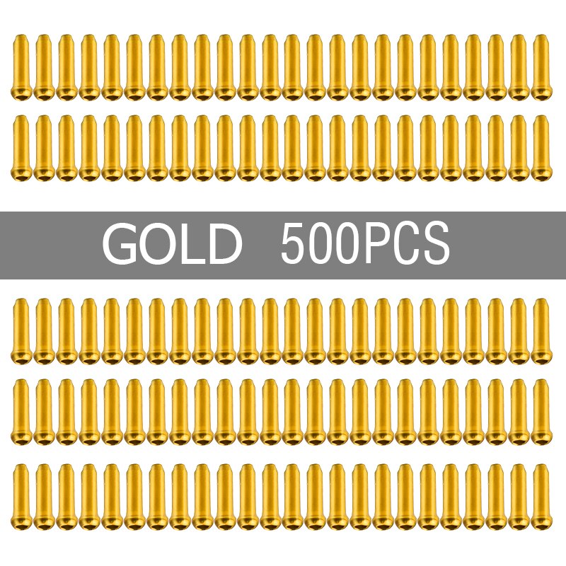 Lot De 500 Embouts De Câble De Frein VTT - Aluminium - Universels