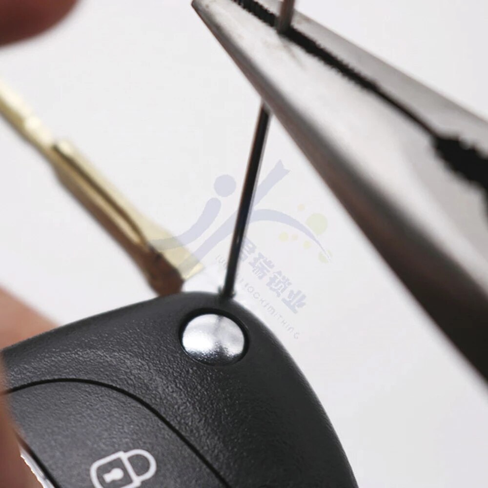 CHKJ 10PCS/Lot Removal Pin Tool Needle Pin Remover Nail Locksmith Tools Auto Remote Key Pin Removal Pin Tool 1.5mmX40MM