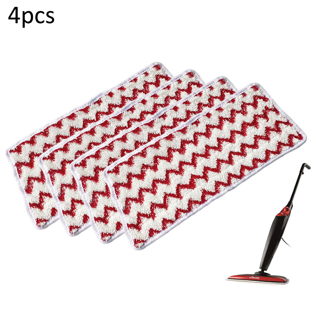 4Pcs Mikrofaser Pad Ersatz Für Vileda Dampf XXL Power Pad Dampf Reiniger Umweltfreundliche Haushalts Neue Mikrofaser Pads