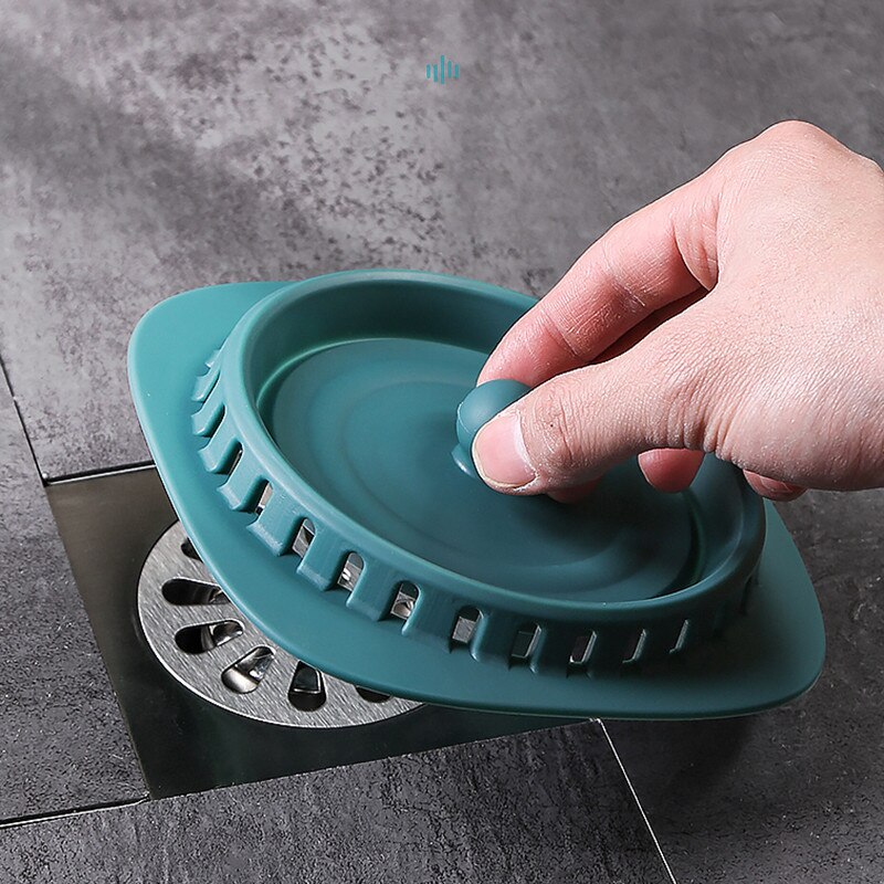 Juego de filtro de Gel de sílice para fregadero de baño, cubierta de drenaje de suelo de ducha Universal, evita la obstrucción del cabello, desodorante, accesorios de cocina
