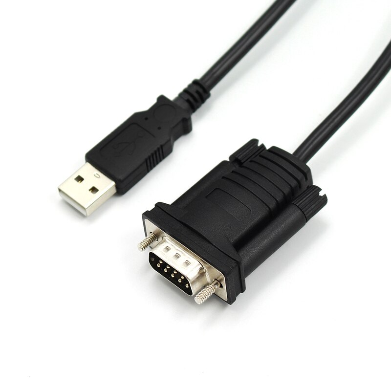 USB to RS232 DB 9-Pin Male Cable Adapter Converter Supports Win 7 8 10 Pro System