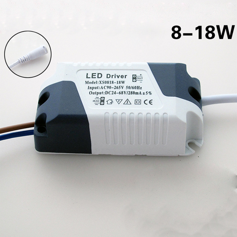 LED Panel Driver 8-18W/8-24W/1-3W/4-7W/8-12W/12-18W/18-25W For Led Lamps Strip Ceilling Lamp Lighting Transformer Lights Accesso: Beige