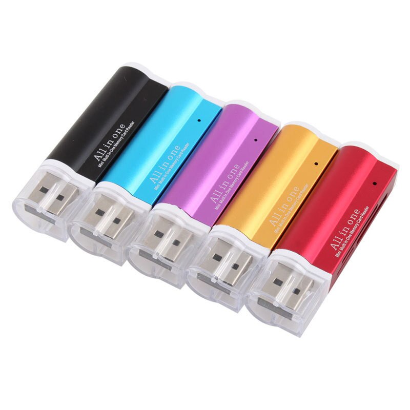 All in one USB 2.0 Multi Memory Card Reader for Micro SD/TF M2 MMC MS Duo #22995
