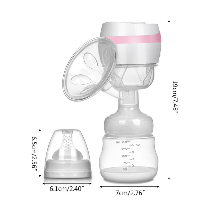 Vlinder Qi Elektrische Borstkolf Set Melk Maker Elektrische Draadloze Grote Zuigkracht Pull Melk Maker Een Stuk Oplaadbare Melker