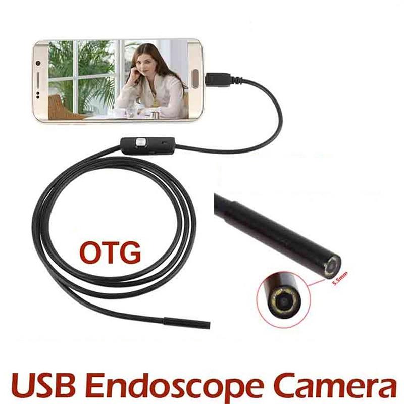 Endoscoop IP67 Waterdichte 7 Mm 3.5M Mini Camera Android Endoscoop Camera Flexibele Endoscoop 6LED Opname Borescope
