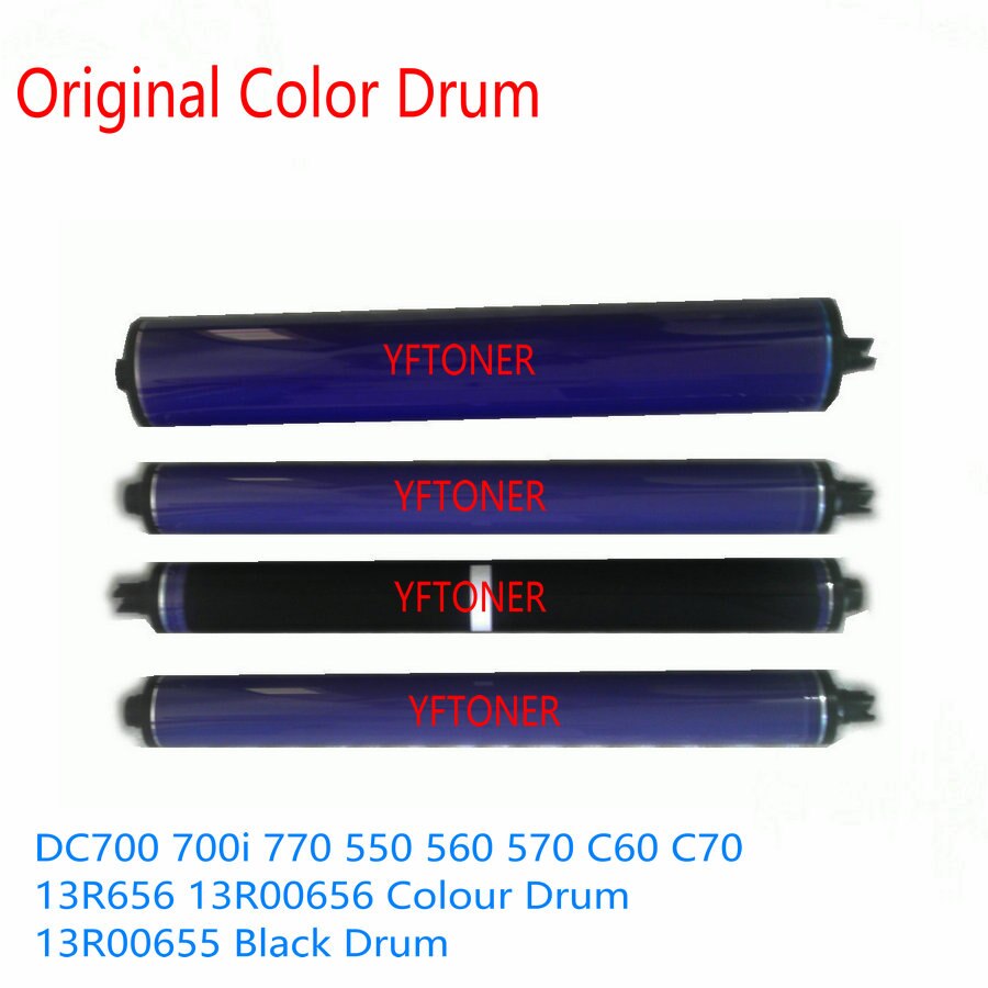 Original Color OPC Drum for Xerox DC700 700i 770 550 560 570 C60 C70 13R656 13R00656 Colour Drum 13R00655 Black Drum Cartridge