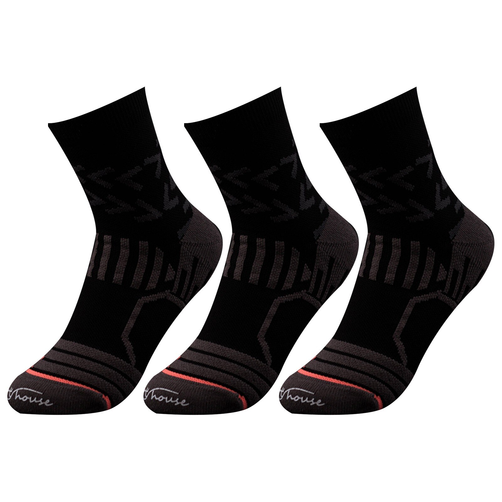 3 Pairs Professtional Multifunctionele Antislip Ademende Sport Sokken Voor Vrouwen Running Accessoires Fietsen Sokken Maat S(35-39): 2