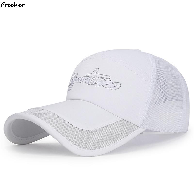 Gorra de béisbol con visera larga para hombre y mujer, gorro de béisbol con visera grande de 2022 cm, de secado rápido, malla transpirable, ajustable, Unisex, 10,5: WT
