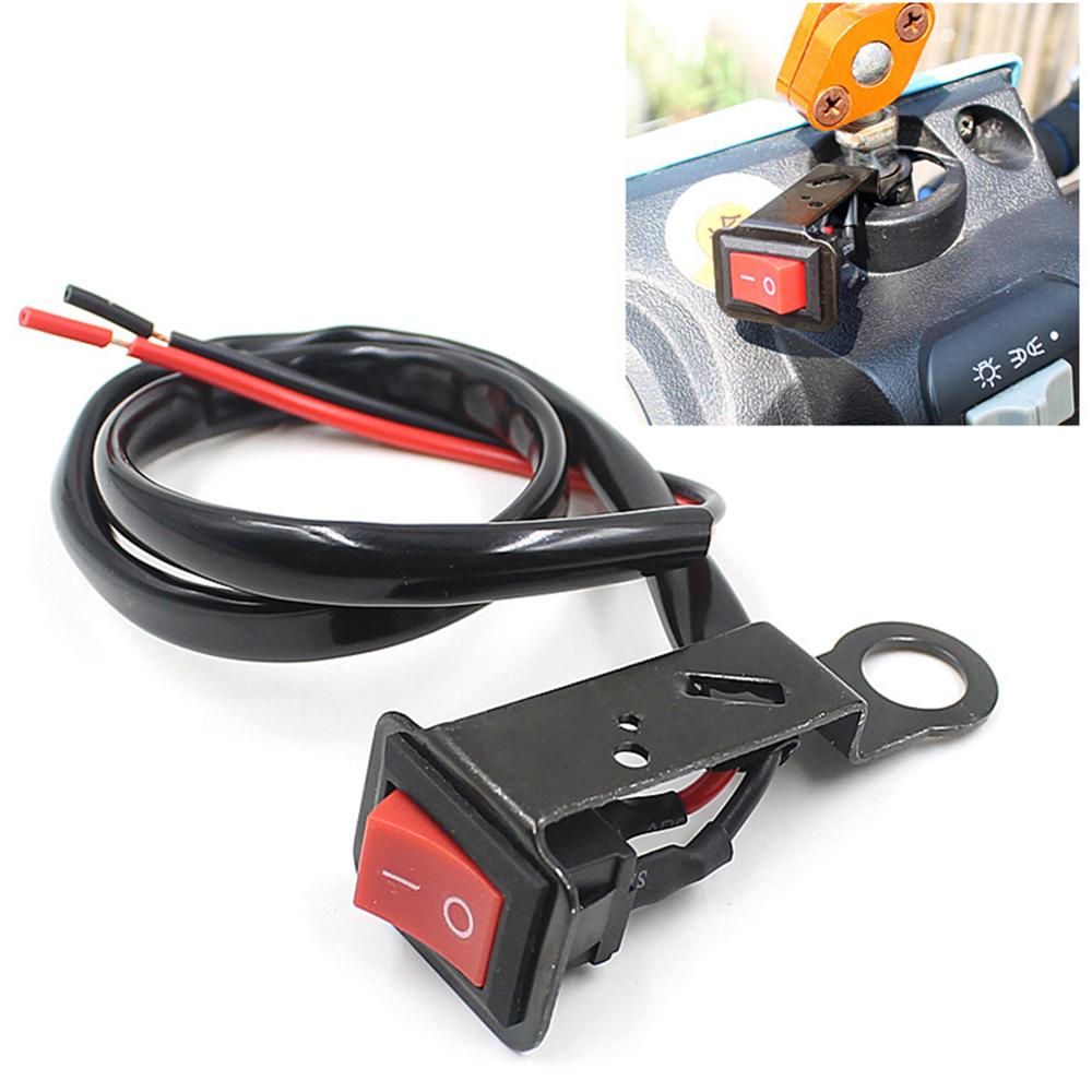 Interruptor para manillar de bicicleta eléctrica, botón de encendido/apagado, Control de potencia, ATV