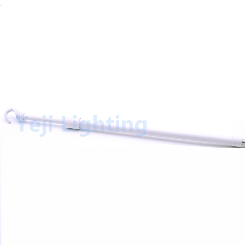 M10 thread Telescopic tube flexible pipe Telescopic pole alloy hollow pipe with hook ceiling rose ceiling canopy ceiling plate: white opening hook / 20cm to 40cm