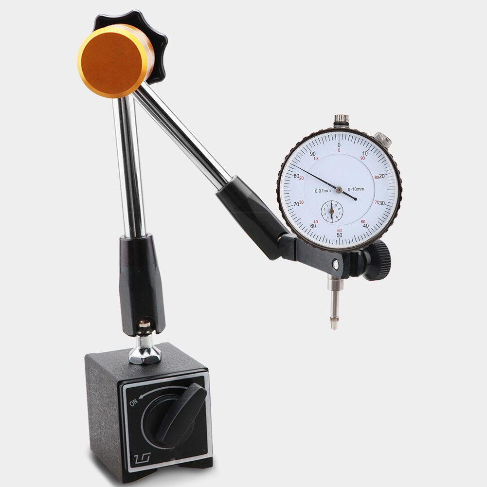 Table Scale Precision Indicators Measure 0.01mm Precision Dial Indicator Gauge Meter Round Shaft Thrust Measurement Tool