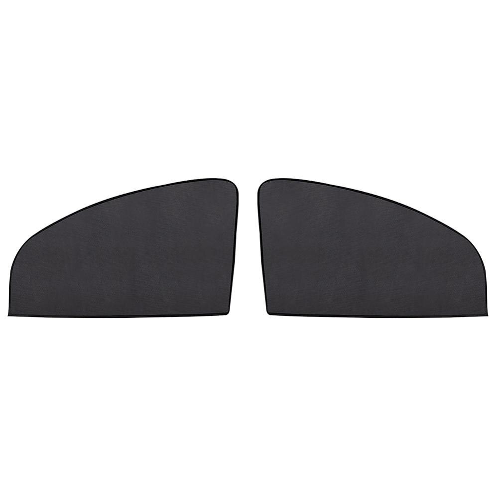Front/Back Magnetic Auto Car Window Sunshade Summer Solar Protection Sun Visor Shade Side Window Film Mesh UV Cars Curtain: 2pcs Front