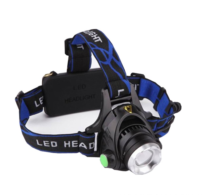 Linterna frontal con zoom LED 50000 lúmenes T6 18650 linterna frontal para Camping senderismo