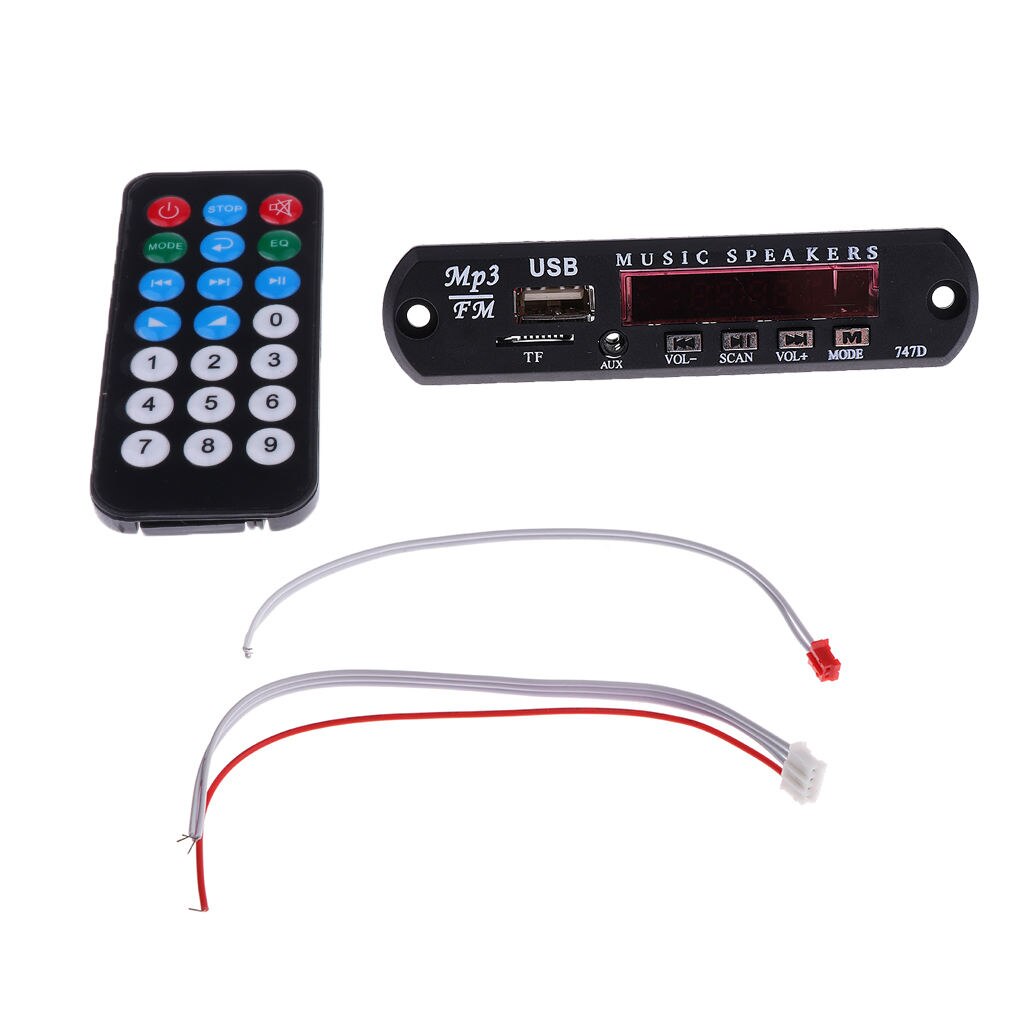 Car MP3 Decoder Audio Module 12V USB SD MMC Radio + Remote Control