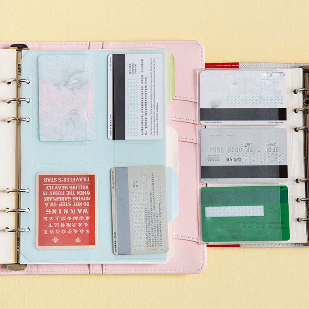 A5/A6 Transparante Zip Lock Envelop Bindmiddel Pocket Refill Organisatie Stationery School Office Supply Bestandsmap Accessoires