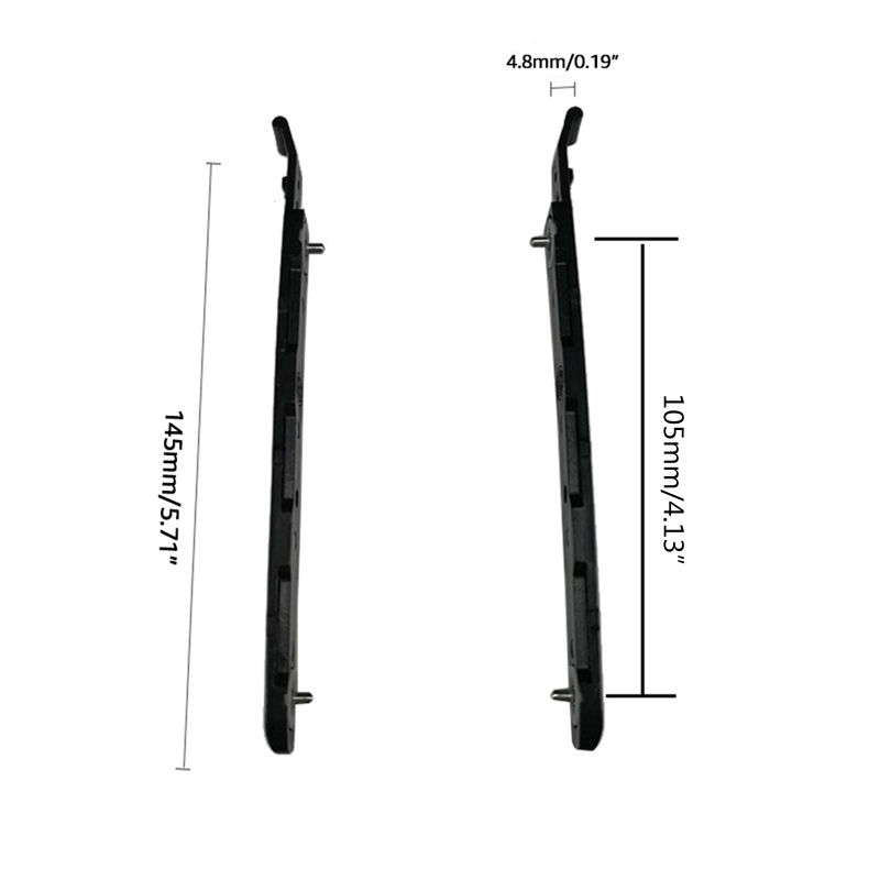 2 binari di montaggio per disco rigido del telaio per staffa HDD da 3,5 "sinistra destra per dispositivo di raffreddamento per computer SSD Masters SATA Connect
