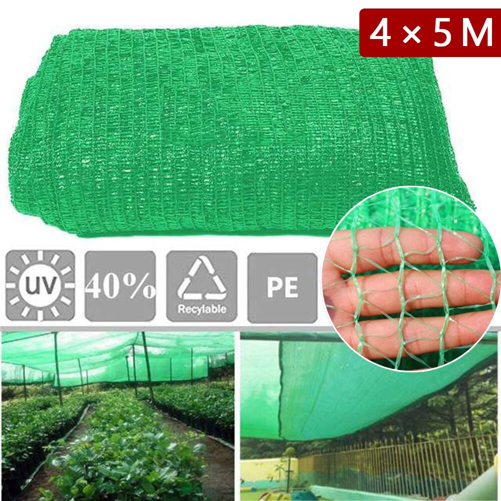 Red Verde para plantas, frutas, malla de jardín 4*5M, sitio de construcción a prueba de polvo