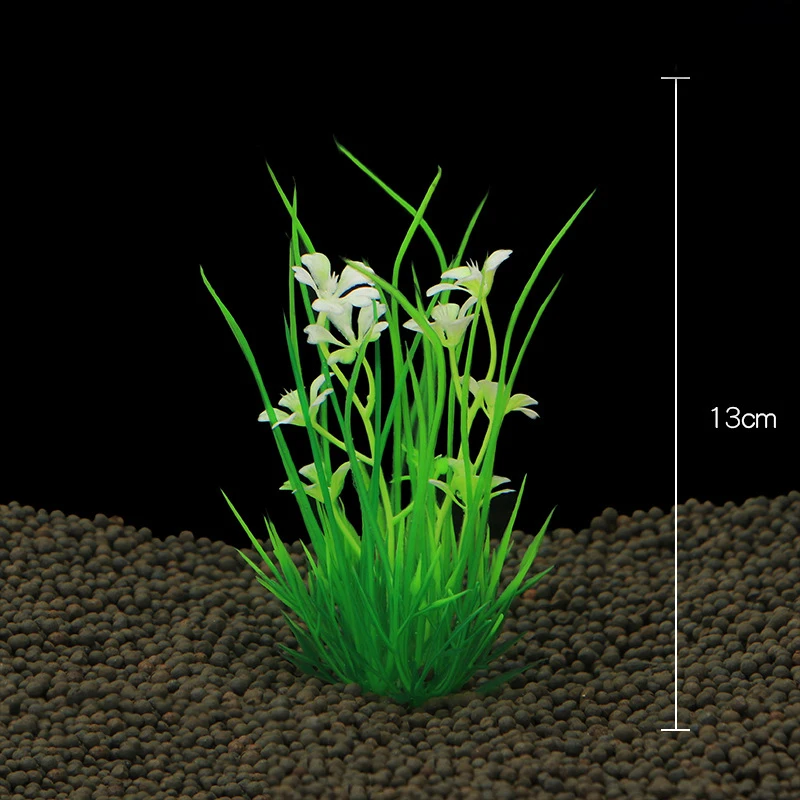 Unterwasser Künstliche Pflanze Wasser Ornamente Lebensechte Simulation Blumen Pflanzen Für Aquarium Fischglas Landschaftsbau Dekoration: Black