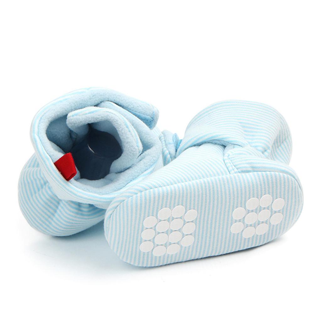 Bebê Da Menina do Menino Botas de Inverno Quente Sapatos de Algodão Confortáveis Cores Misturadas Moda Primeiros Walker Criança Sapatos Macios детская обувь zapatos