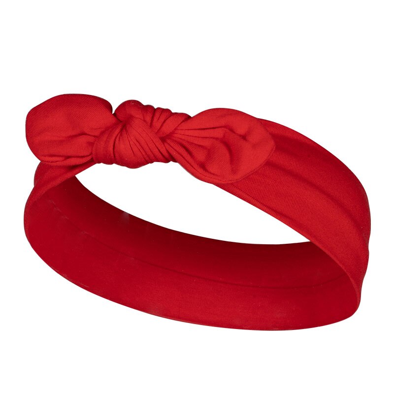 Bandeau Turban en coton avec nœud élastique pour femmes, 2022: FG105-3