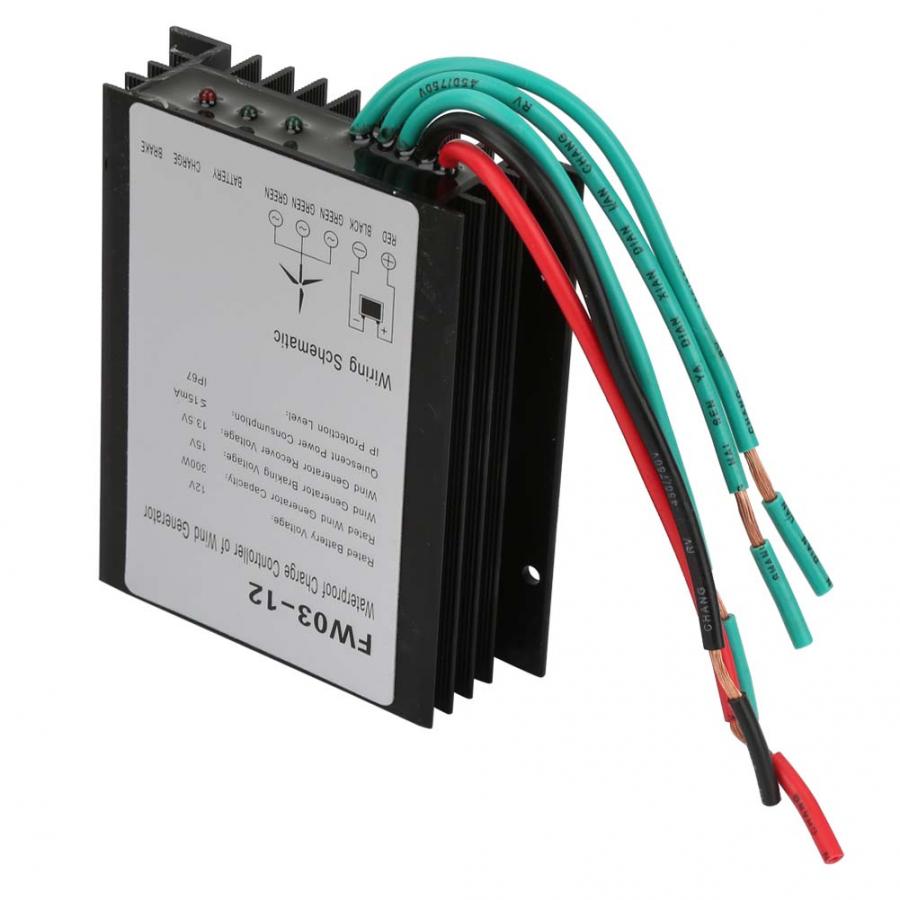 FW03-12 Wind Turbine Generator IP67 Wasserdichte 12V Wind Laderegler Wind Energie Generator regler gerador de energia