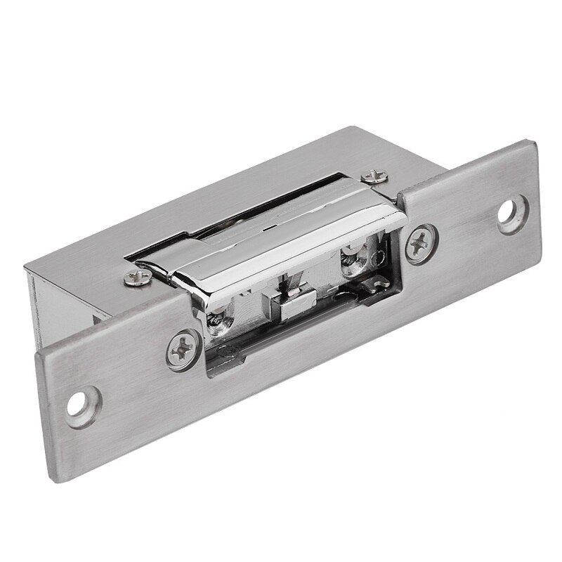 Languette de verrouillage réglable 12V, gâche électrique pour porte