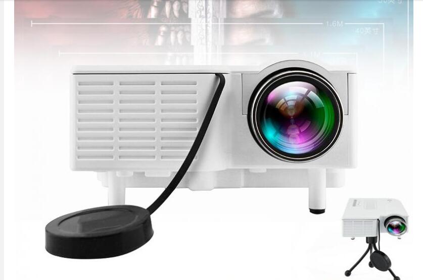 UC28+ 400 Lumens HD 400Lumens Multimedia LED Homehold Projector Support 60 Inch Large Screen Projection