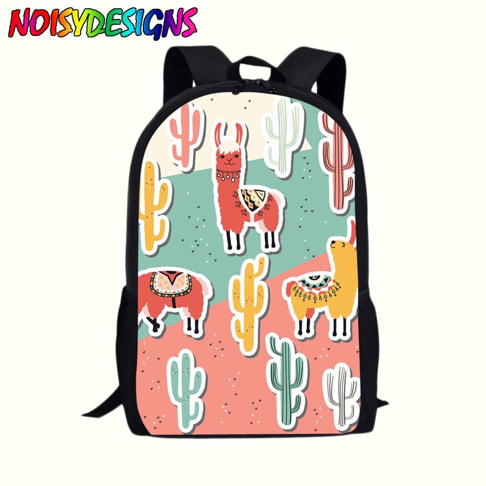 Student Llama Backpack Graphic Backpack School Alpaca Book Travel Shoulder Bag Llama Toy Bags Llamas Fortnit Stuffed Bag: LMAN0119C