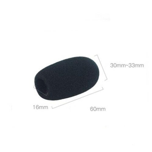 XRHYY 5 Pack Soft Thicken Non-Toxic Waterproof Studio Foam Microphone Cover Head Protective Conference Microphones Sponge Cap: WHITE