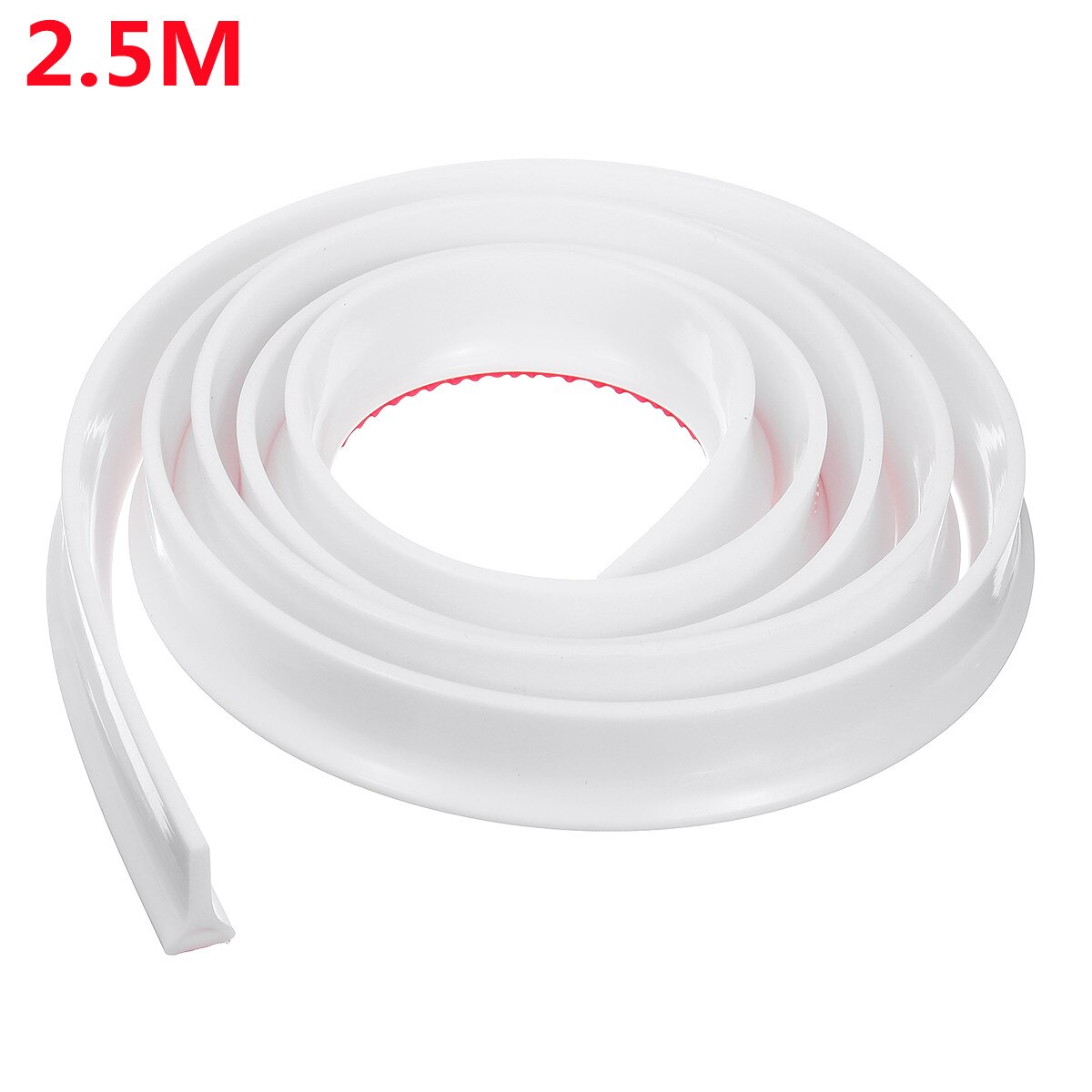 50-300Mm Siliconen Badkamer Water Stopper Blocker Douche Dam Droge En Natte Scheiding Flood Barrier Deur Bodemafdichting strip: 2.5m