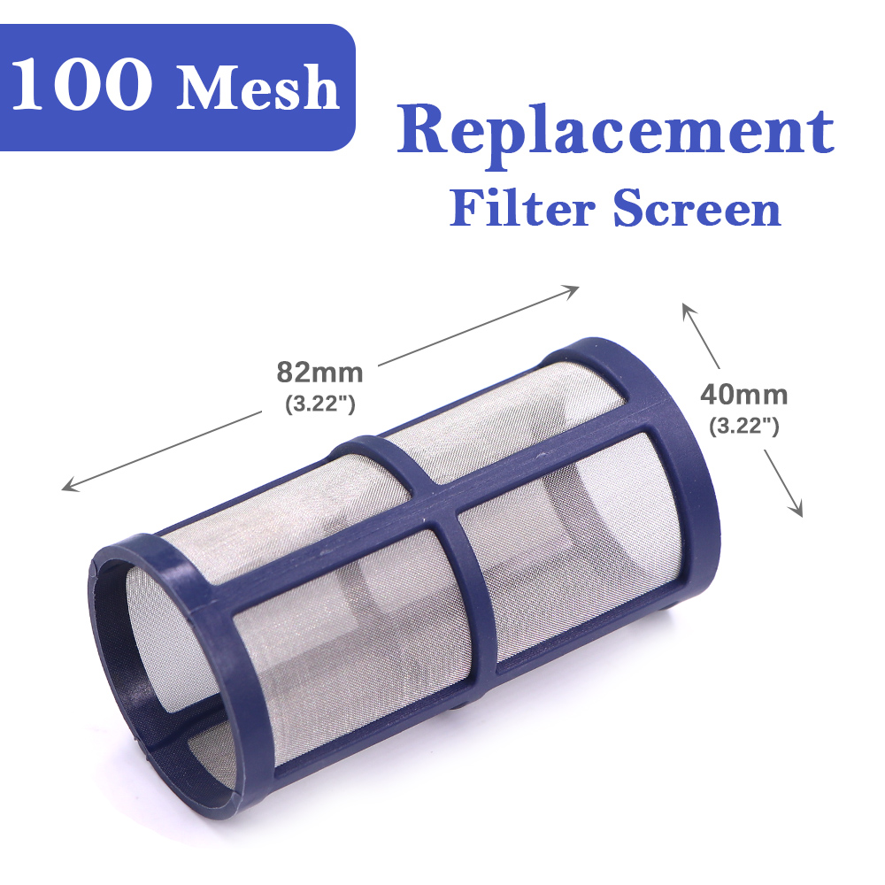 304 Stainless Steel 10-200 Mesh Filter Screen Strainer Fittings Garden Irrigation Aquarium Fish Tank Purification Impurities Net: WHITE / 1/4''