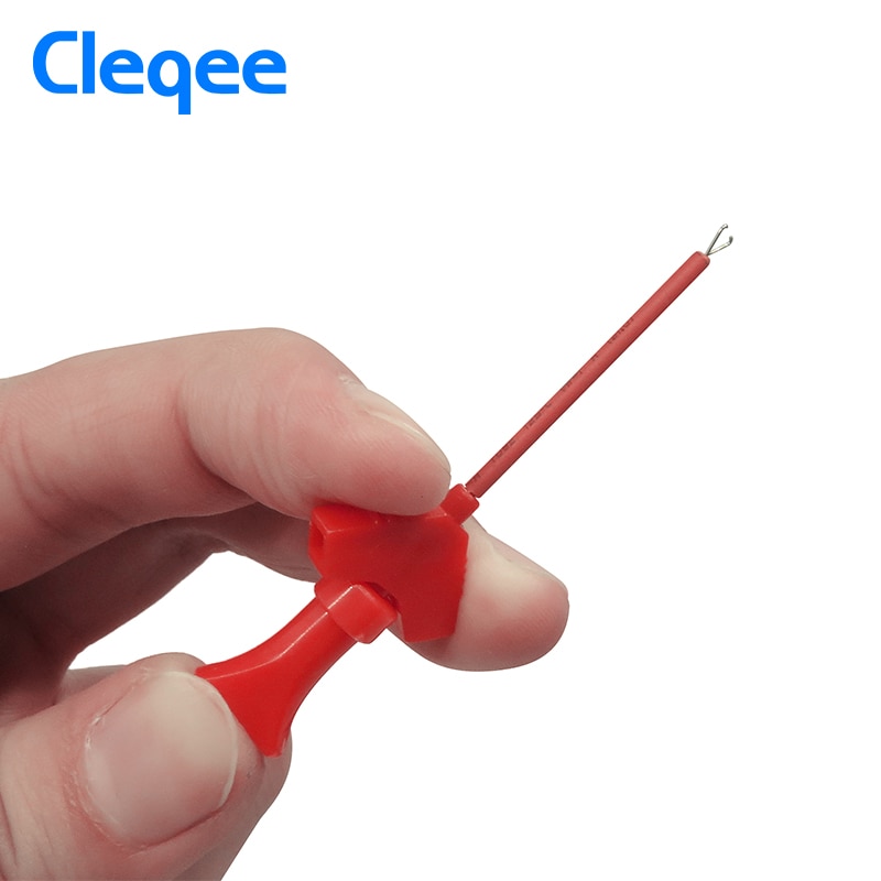 Cleqee P1503E Multimeter Probes Test Leads Kit with Tweezers To Banana Plug Cable Replaceable Needles Digital Multimeter Feeler