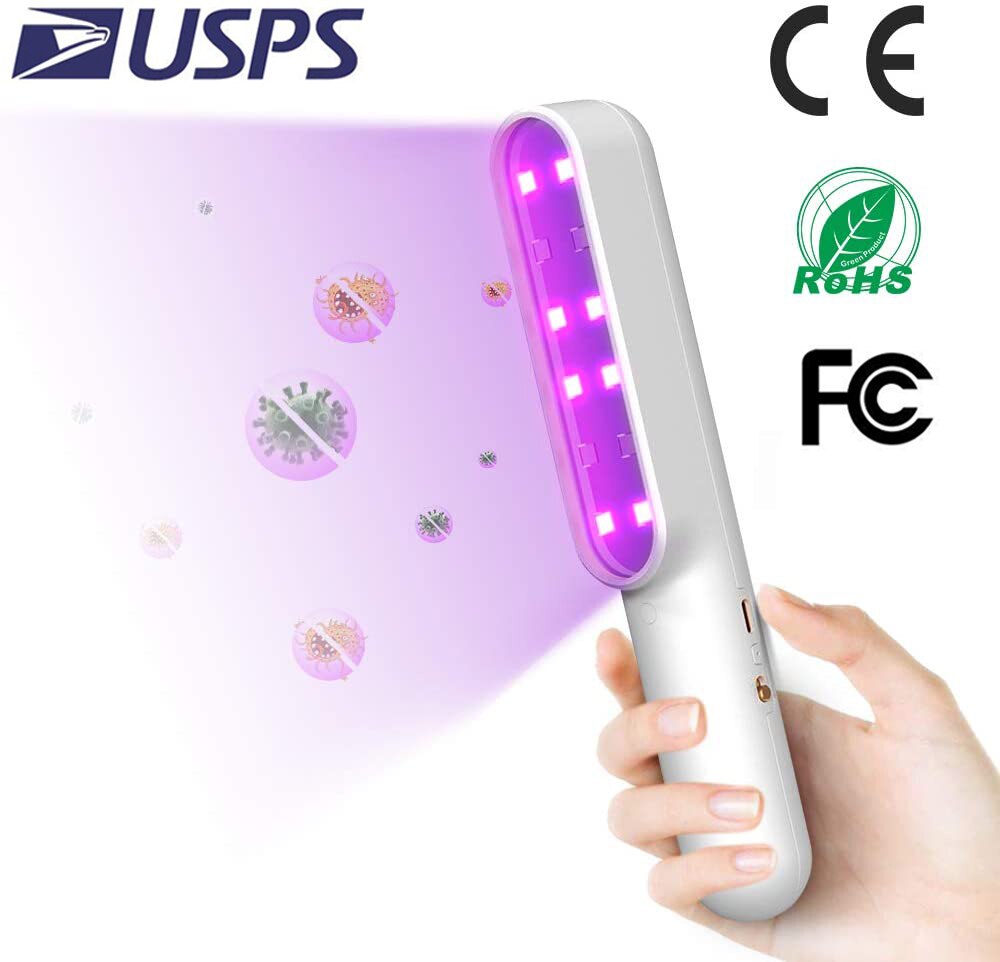 ZK20 Uv Licht Wand Handheld Uv Sanitizer Uvc Licht Led Uvc Sanitizer Wand Voor Huishoudelijke Garderobe Toilet Keuken Speelgoed