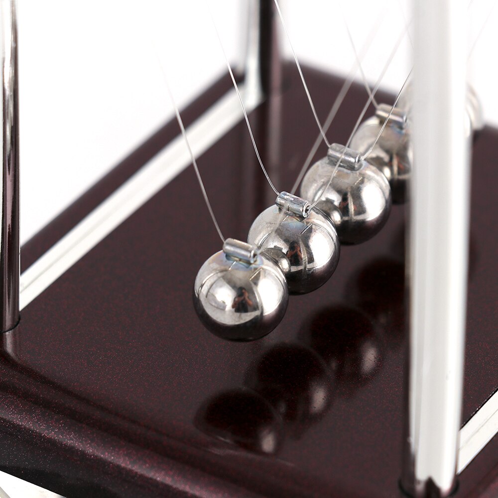 Newtons Cradle Steel Balance Balls Physics Science Pendulum Steel Early Fun Development Educational Desktop Office Decor