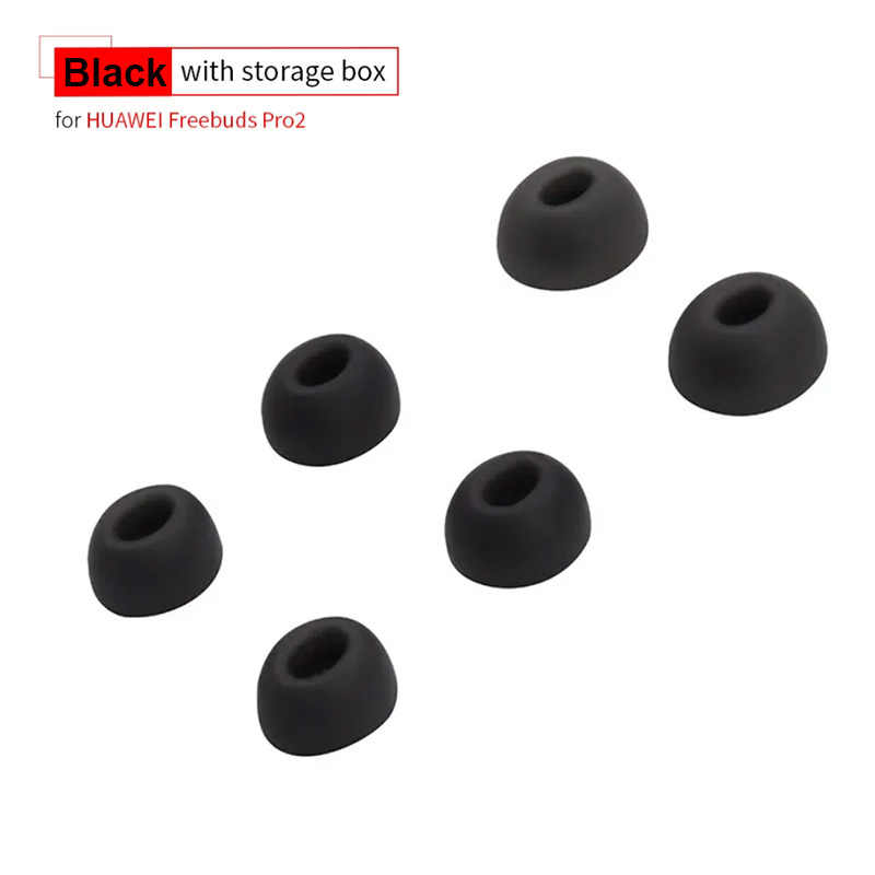Auriculares de silicona para HUAWEI Freebuds Pro2, cascos inalámbricos Freebuds Pro 2, antideslizantes, filtro de polvo, TWS, 3 pares: S / Olive
