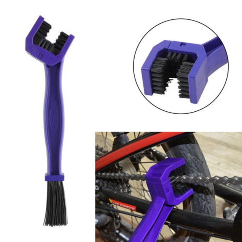 Motorcycle Chain Cleaner Plastic Bike Bicycle Moto Brush Cycling Clean Chain Cleaner Outdoor Scrubber Tool for Road MTB Bike