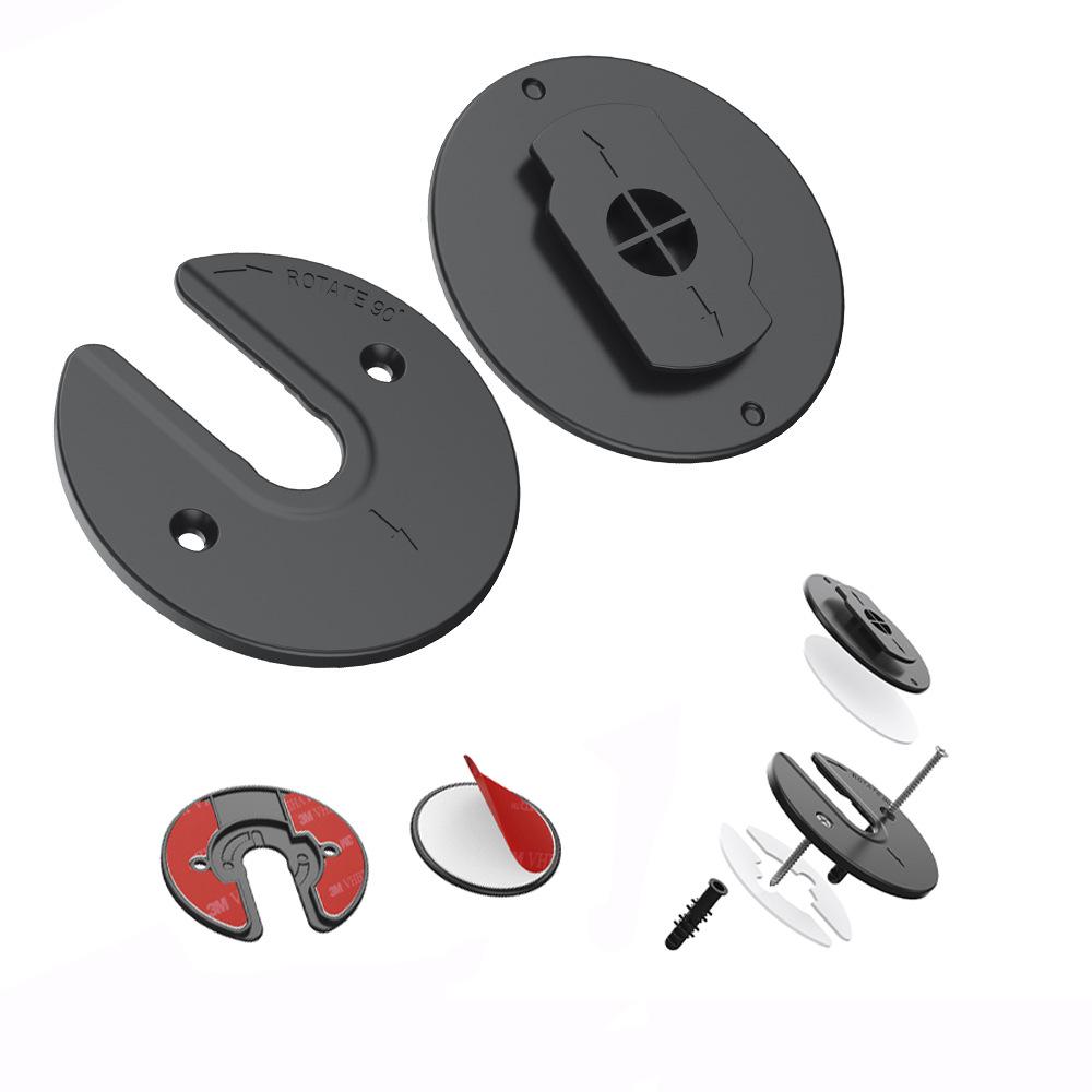 Support mural rotatif universel pour tablette, compatible avec iPad, décodeur, TV, disque dur