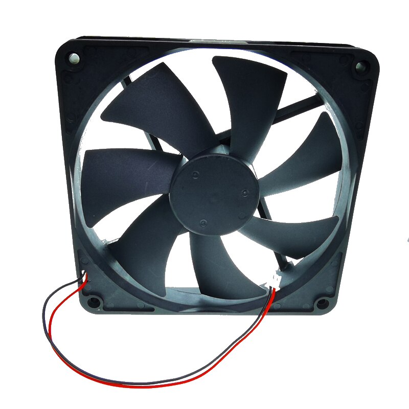1PCS DC 140mm 5V 12V 24V 0.3A 2PIN 140x140x25mm Dual Ball PC Brushless Case Cooling Fan 14025 14cm For Cabinet Cooler Fan