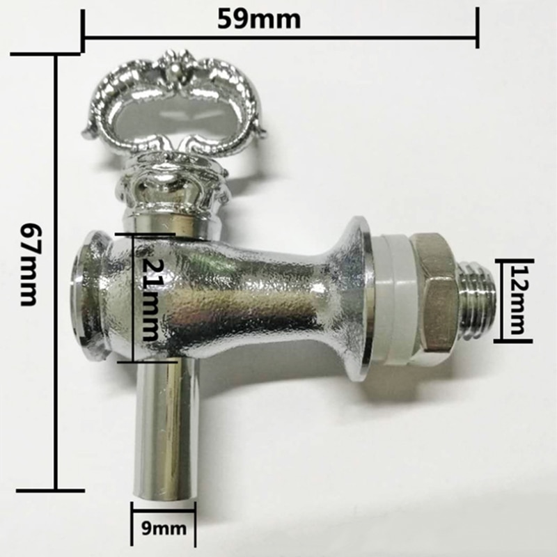 Gran , grifo de arte tallado 304, dispensador de agua grifo cromado de acero inoxidable, grifo de cerveza