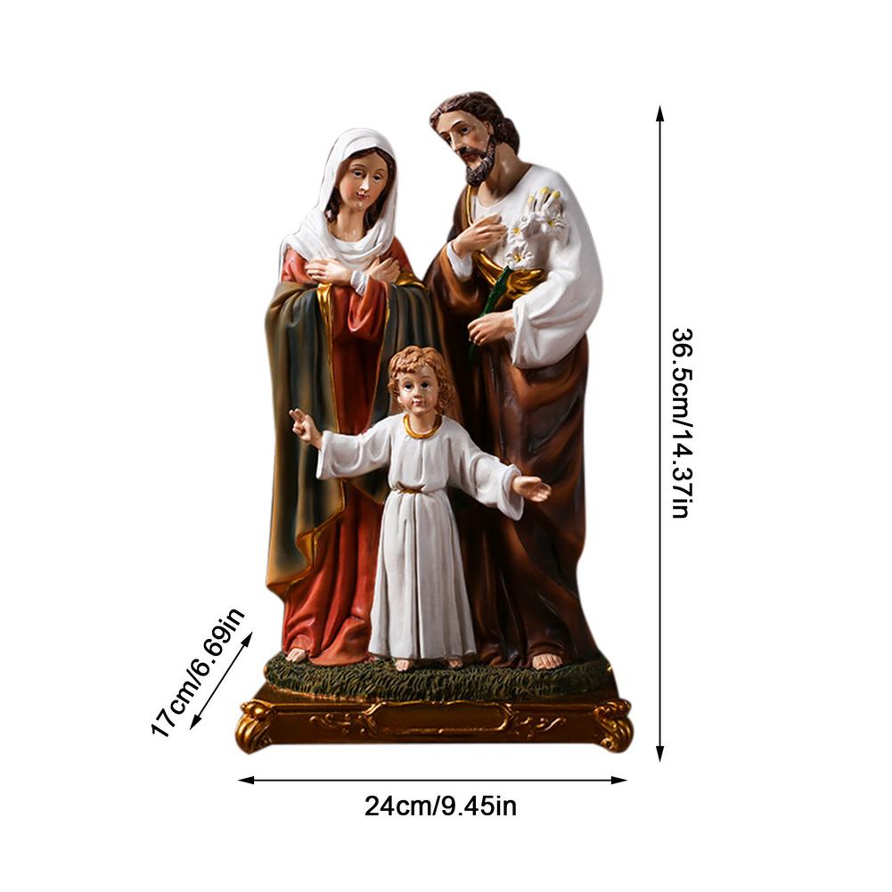 Jesus Decoration Religious Resin Crafts Nativity Ornaments