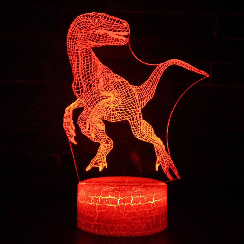 Dinosaurus Kinderen Speelgoed Glow In The Dark Fluorescerende Verjaardagscadeaus Kinderen Lichtgevende Nachtlampje: 2